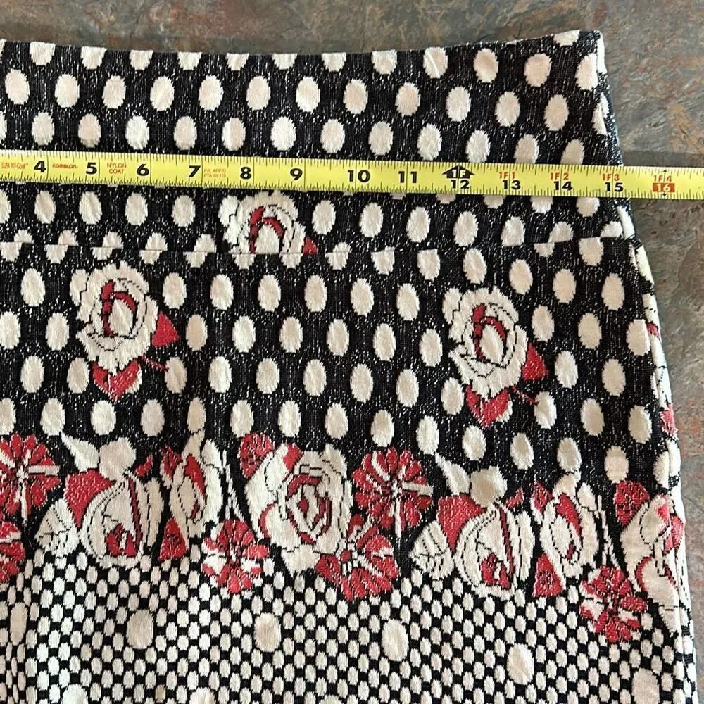 Louie et Lucie Paisley Knit Skirt Small